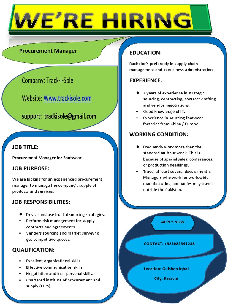 Education: Procurement Manager | PDF | Career & Growth | Business