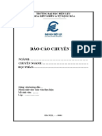 Mẫu quyển báo cáo chuyên đề - HK211 - Khoa ĐK&TĐH
