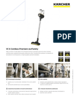 VC 6 Cordless Premium Ourfamily: Finomhangolt Technológia Aktív Padlófej