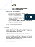 GUIA DE APRENDIZAJE #1 Historia y Evolucion de La Gastronomia