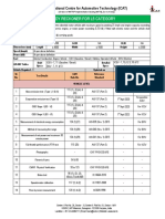 Ready Reckoner For L5 Category: International Centre For Automotive Technology (ICAT)