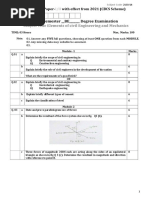 Subject Title Elements of Civil Engineering and Mechanics: First Semester - BE - Degree Examination