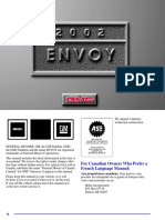 GMC Envoy 2002 Owner Manual