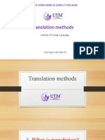 Translation methods: Đại Học Công Nghệ Và Quản Lý Hữu Nghị