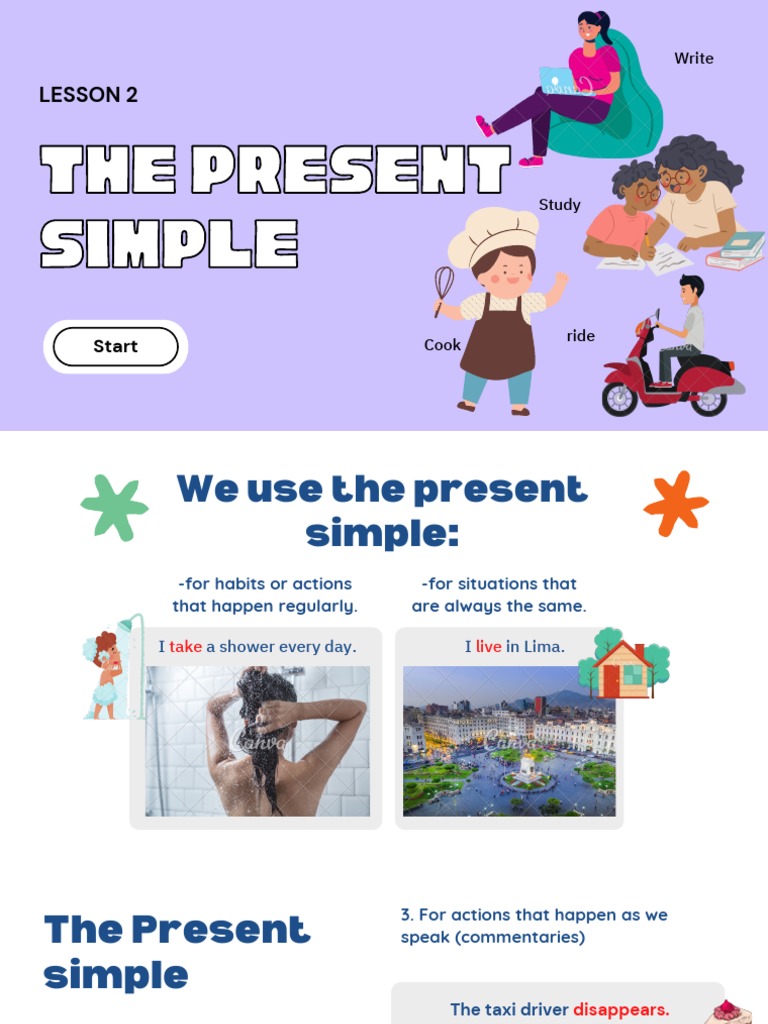 The Simple Present (Positive) | PDF