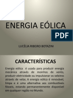 Energia Eólica - Lucelia