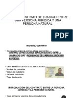 Minuta Contrato de Trabajo Entre Una Persona Jurídica