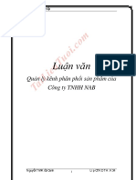 Luận văn_ Quản lý kênh phân phối sản phẩm của Công ty TNHH NAB (download tai tailieutuoi.com)