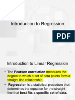Introduction To Regression