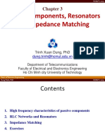 Chapter 3 - Passive Components, Resonators and Impedance Matching
