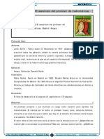 Control de Lectura Del Asesinato Del Profesor de Matemática