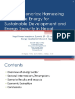 Energy Scenarios and Development of Renewable Energy