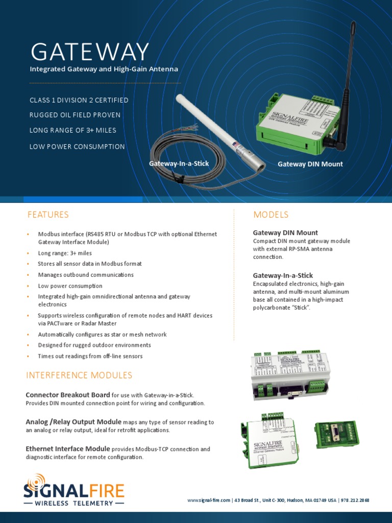 SF DS Gateway GATEWAYDS16 | PDF | Antenna (Radio) | Service Industries