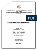 Entrega Codigo Electrico Nacional