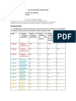 Analisis Primer Trimestre o Semestre Final