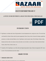 Summer Internship Project: A Study On Recruitment & Selection Process at Big Bazaar