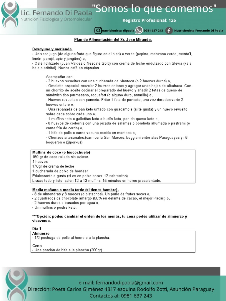 Dieta Baja en Carbohidratos | PDF | ensalada | Comida regional y étnica
