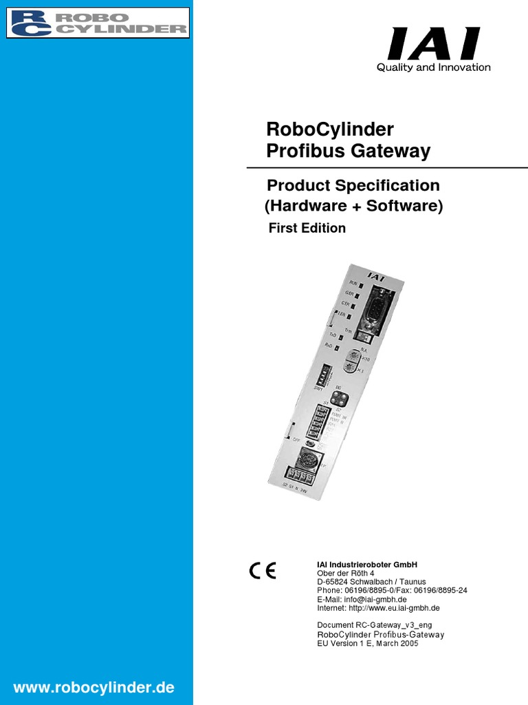 Profibus-Gateway v3 Eng 2 | PDF | Electrical Wiring | Specification ...
