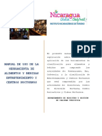 Manual de clasificación y categorización para empresas turísticas de alimentos y entretenimiento