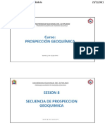 Curso: Prospección Geoquímica: Universidad Nacional Del Altiplano