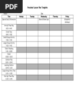 Download Beginner Preschool Lesson Plan Template by archanabrian SN57175606 doc pdf