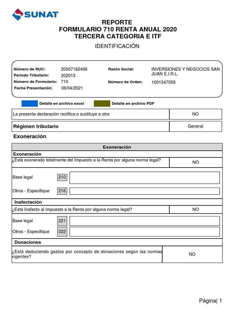 Formulario 710 Renta Anual 2020 | PDF | Impuesto sobre la renta | Impuestos
