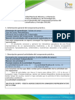 Guía para El Desarrollo Del Componente Práctico y Rúbrica de Evaluación - Unidad 2 - Paso 6 - Componente Práctico (Salida de Campo)