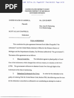 Plea Agreement On USA v. Scott Chappelle