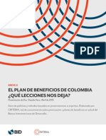Plan de Beneficios en Salud Colombia