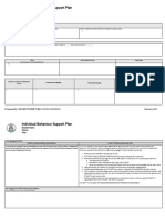 Individual Behaviour Support Plan