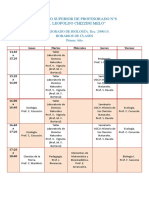 Horarios 2022 Isp6 Biologia