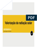 Valorização Da Radiação Solar