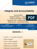 Integrity and Accountability - 17 May 2019