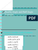 6.5 Double-Angle and Half-Angle Formulas