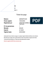 Ticket Antecedentes