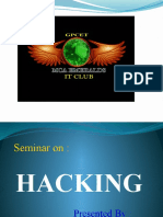 Seminar on Hacking
