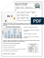 (Matemática) (3° Ano) Atividade - Avaliativa