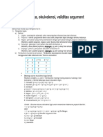 Math Forum - Pengantar Logika, Ekuivalensi, Validitas Argument - Gan Gan G