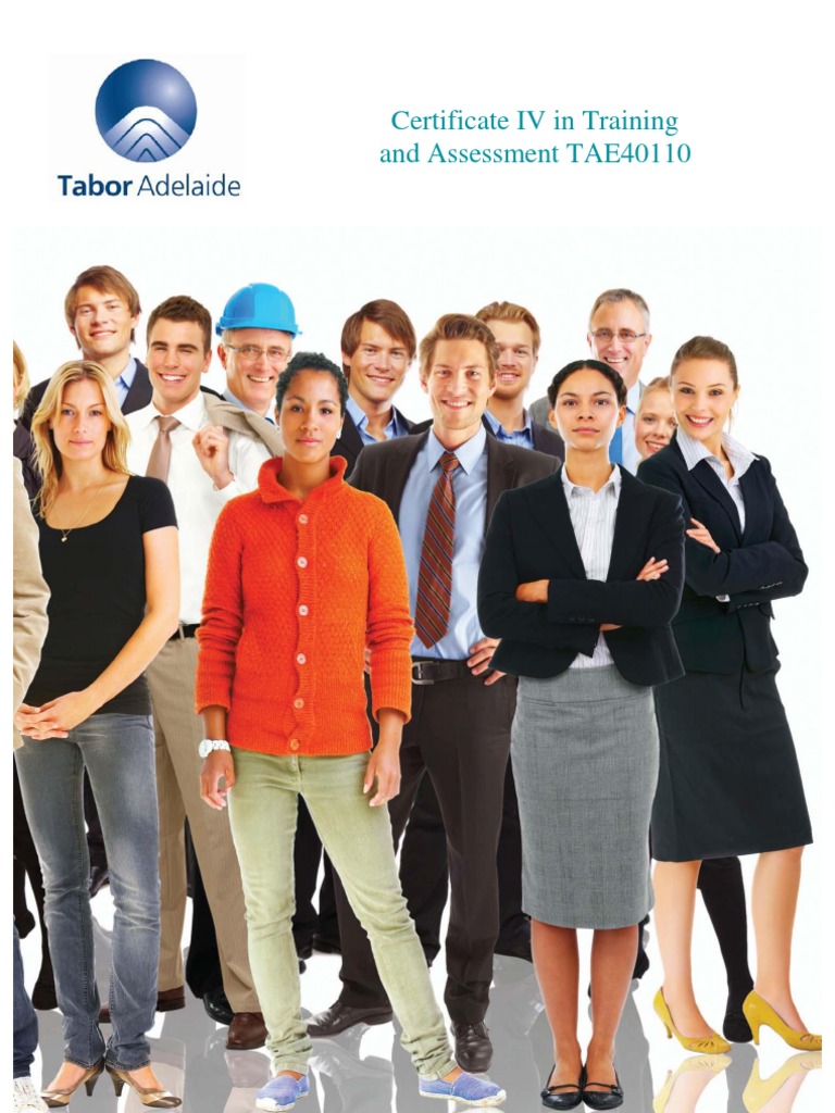 Tae40110 Certificate Iv In Training And Assessment Pdf Educational