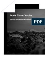 Bowtie Diagram Template for Hazard Analysis