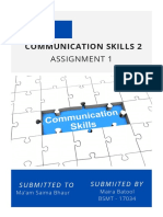 Assignment 1 Comm Skills