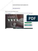 Instructivo para Inscripcion de Cursos E-Learning