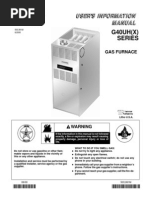 Lennox G40UH Manual