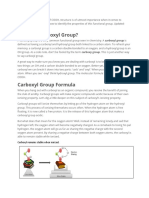 What's A Carboxyl Group?: Carboxyl Remains Stable When Ionized