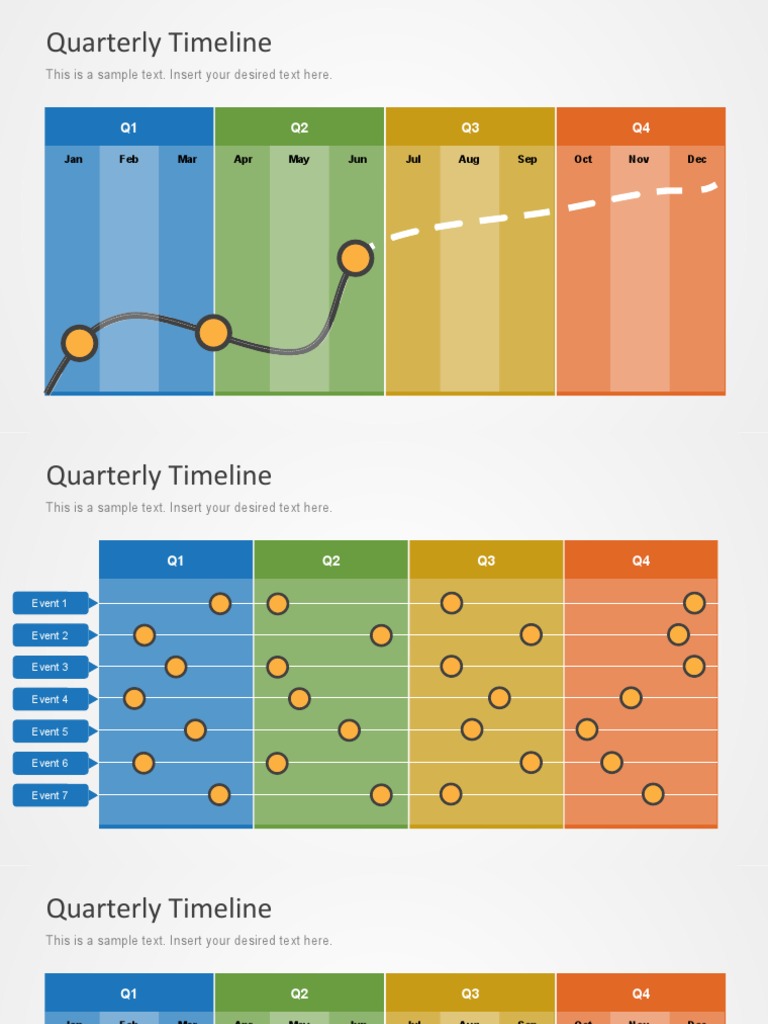 Quarterly Timeline Overview | PDF