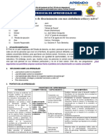 Experiencia N° 05-Ciencia y Tecnologia 3°-4°