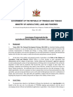 Government of The Republic of Trinidad and Tobago Ministry of Agriculture, Land and Fisheries