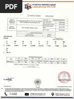 Jindal Steel Test Certificate E350 BO | PDF | Steel | Metals