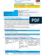 Planificador Experiencia 6 Dpcc. 1° y 2°