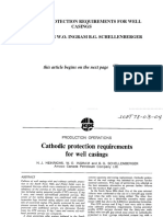 Cathodic Protection Requirements For Well Casings H.J. Heinrichs W.O. Ingram B.G. Schellenberger